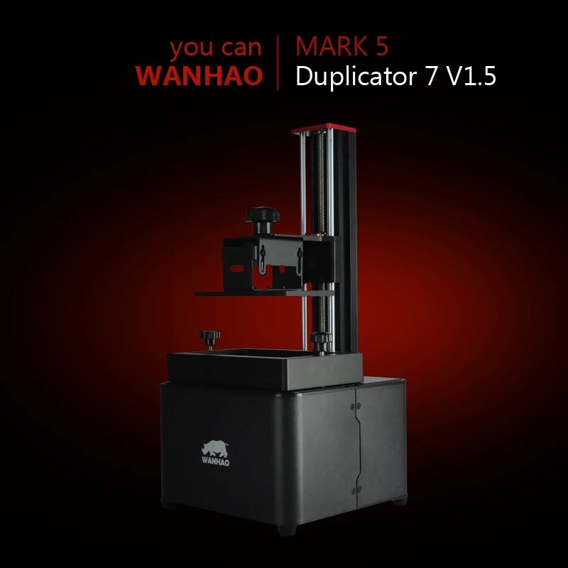 D7 V1.5 Wanhao D7 Дубликатор 7 УФ смолы 3d принтер SLA DLP 3d принтер для продажи только$399 250 мл смола подарок D7 V1.5