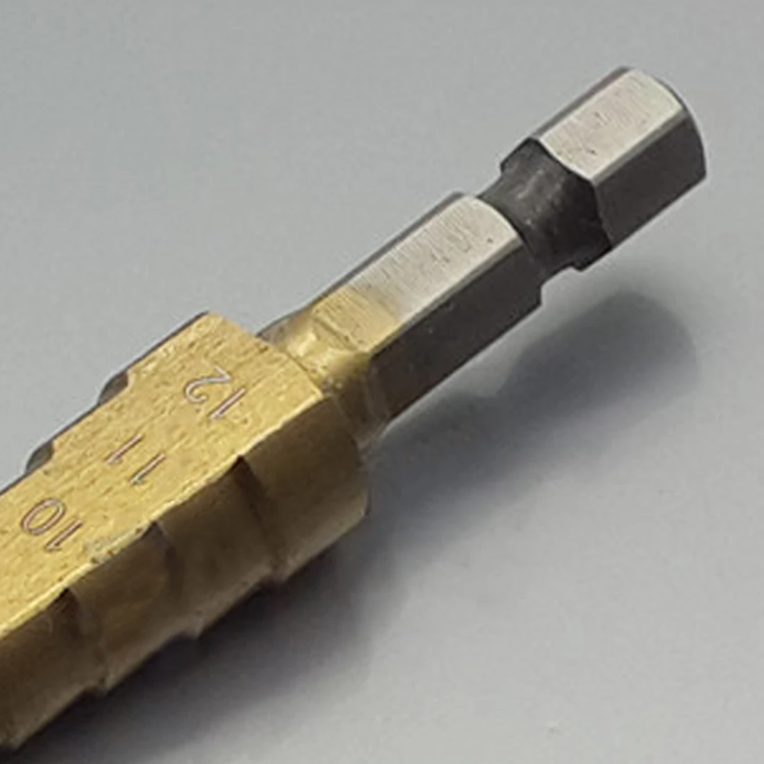 HSS Wood Metal Drilling 1pcs/lot 3-12mm Titanium Step Drill Bits HSS Power Tools exagonal stepped drill Step drill