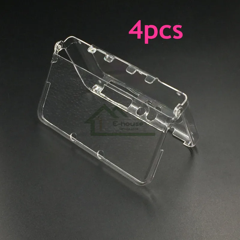 4pcs Ehouse Clear Hard Protective Cover Case Shell Case For Nintendo