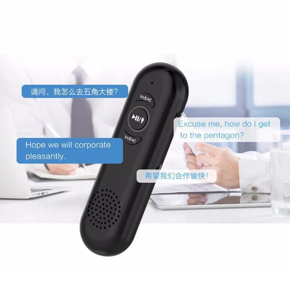 

Portable Chinese & English Voice Translator Machine Intelligent Real Time Simultaneous Handheld Wi-Fi Hotspots Translation