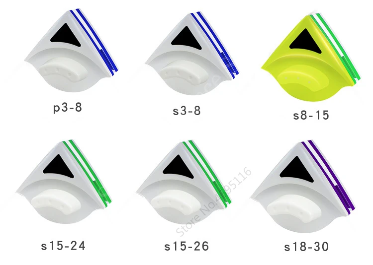 Магнитный стеклоочиститель, двухсторонняя Магнитная щетка для мытья окон, инструменты для чистки, магнитная мойка окон, 3-30 мм