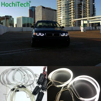

HochiTech for BMW 1998-05 E46 sedantouring with PROJECTORS car styling WHITE CCFL Headlight Halo Angel Eyes Kit angel eyes light