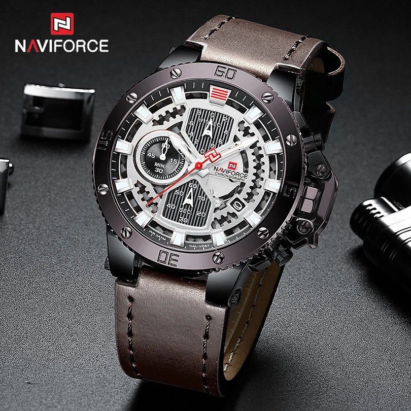 Relogio Masculino NAVIFORCE мужские часы лучший бренд класса люкс Мужские Военные Спортивные