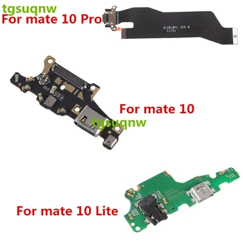 

10 pieces/lot Micro Dock Connector Charger Plug Board For Huawei mate 10 lite / Mate 10 / mate 10 Pro USB Charging Port Flex