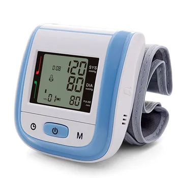 

Health Care Automatic Digital Wrist Blood Pressure Monitor for Measuring Heart Beat Pulse Rate DIA Tonometer Sphygmomanometer