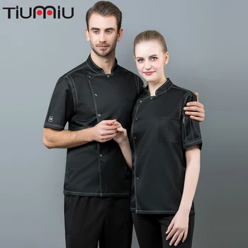 

Chef Jacket Kitchen Restaurant Uniform Dining Hall Food Service Barbershop Cake Coffee Shop Hotel Work Clothes Unisex Shirt