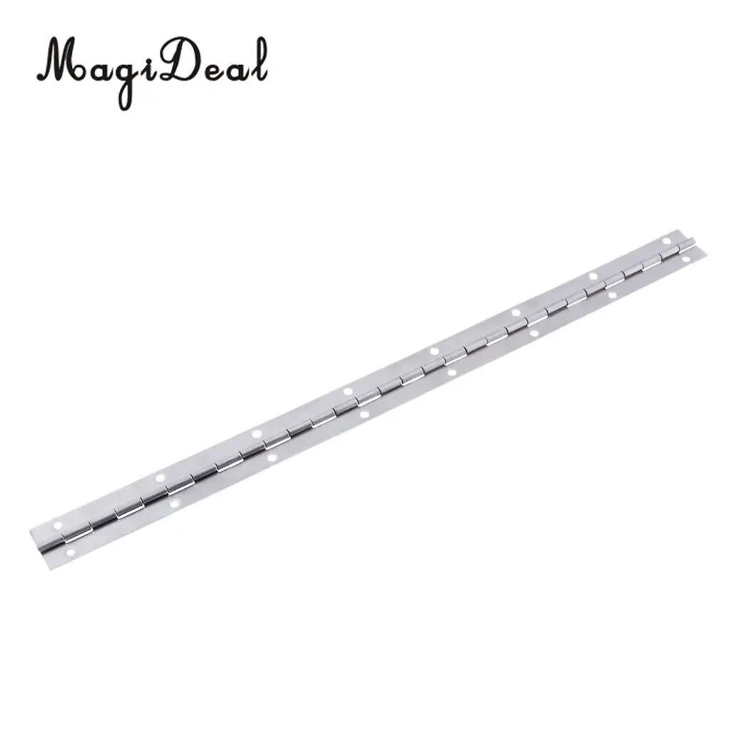 Durable 15'' X 1'' Stainless Steel Boat Piano Hinge Stainless Marine Deck & Cabin Hardware Single Water Sports Rowing Boats