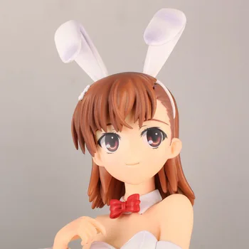 

New Arrival Anime Action Figure Toaru Kagaku No Railgun Mikoto Misaka Bunny Girl Ver 36cm 1/4 Scale Sexy PVC Decoration Doll