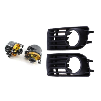 

Pair of Fog Light & Grille Set Fit for VW Golf MK5 US Editiion 2005-2009