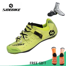 SIDEBIKE профессиональные дорожные велосипедные ботинки мужские уличные спортивные кроссовки для велосипедиста самоблокирующиеся шоссейные велосипедные ботинки Zapatillas Ciclismo