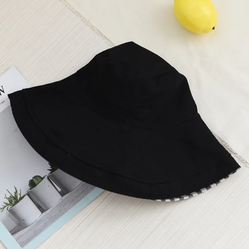 JAYCOSIN hat Women Casual Wide Brimmed Ladies Beach Hat Parent-child Outing Adult comfortable Cotton Hat