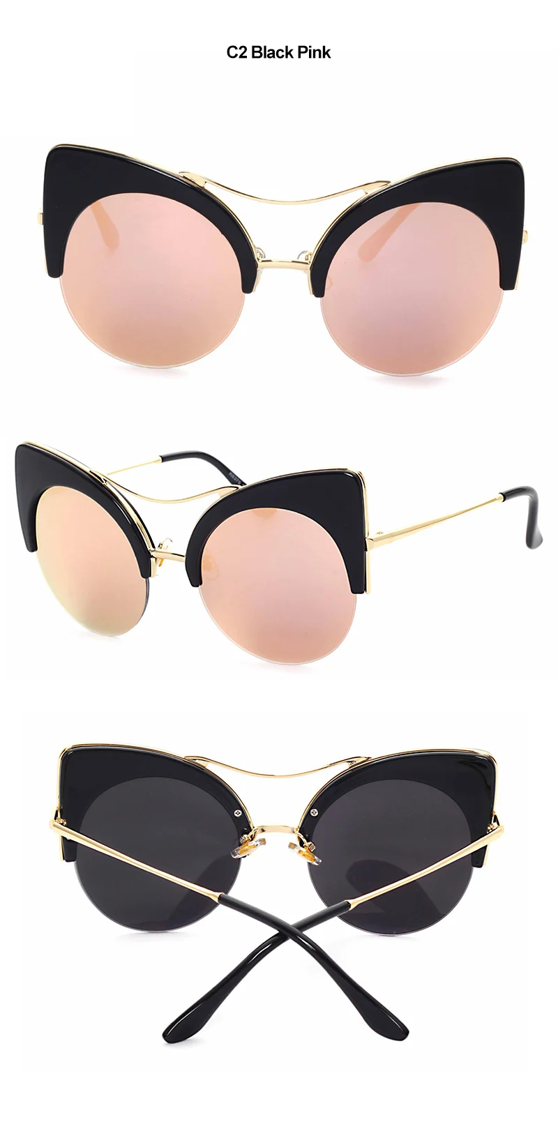 2018 News Cat Eye Sunglasses (10)