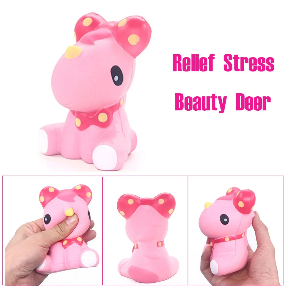 Antistress Squeeze Simulation Beauty Deer Super Slow Rising Scented 