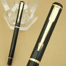 Baoer 801 Высокое качество стрелка клип черный и золотой Kawaii Ролик Шариковая ручка