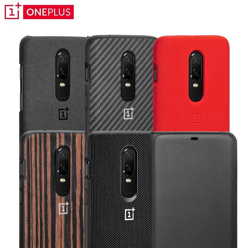 Oneplus 6 funda 100% original oneplus 6 funda oficial one plus 6 funda 6 funda oneplus auricular|Fundas ajustadas| - AliExpress