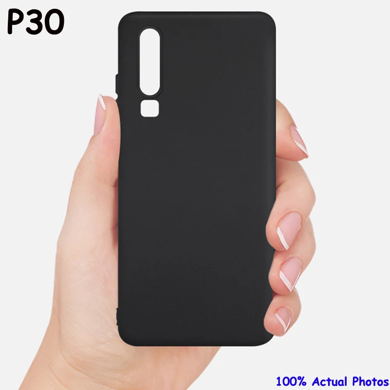 Чехол для Huawei P30 матовый чехол с полной защитой P 30 мягкий силиконовый из ТПУ