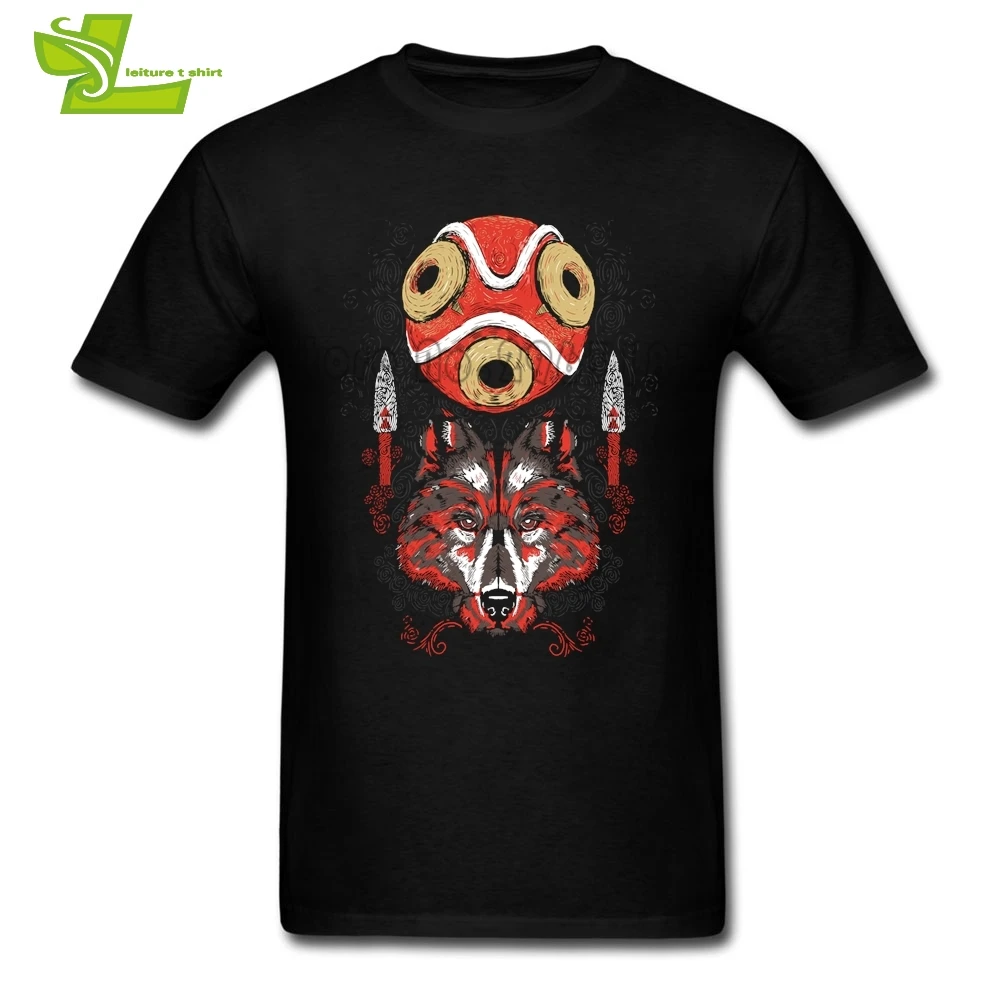 Мужская футболка Mononoke с коротким рукавом 100% хлопок под заказ | одежда