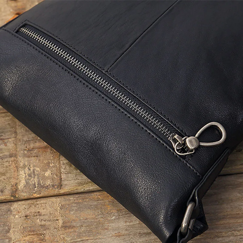 AETOO New men's bag shoulder Messenger bag leather messenger small bag first layer cowhide bag male tide