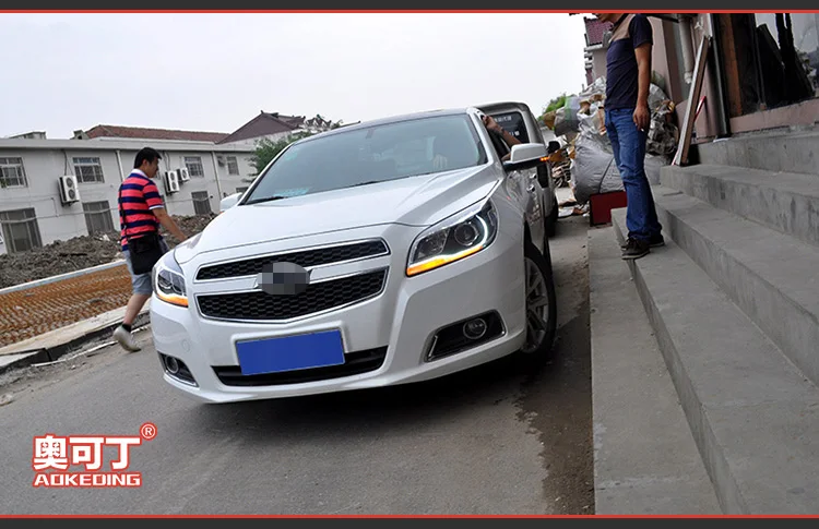 AKD автомобильный Стайлинг Головной фонарь для Chevrolet Malibu фары 2012- Malibu светодиодный DRL Hid Bi Xenon автомобильные аксессуары