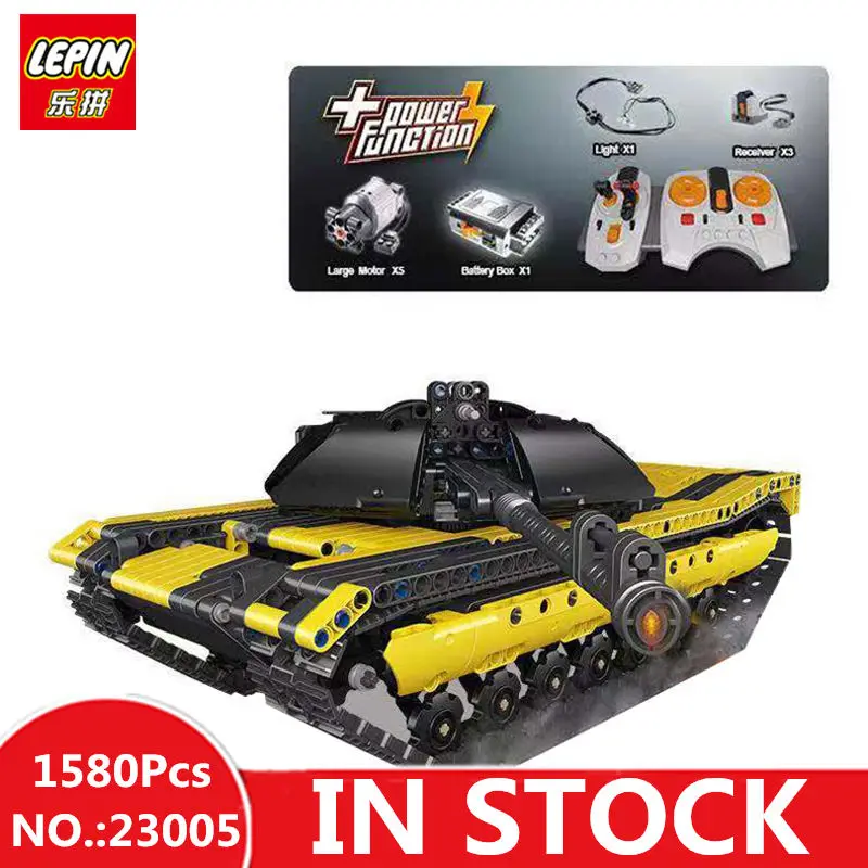 

IN STOCK 23005 Technic Series 15080Pcs The Remote Control Tank Set Building Blocks Bricks RC Tank Model Kids Toys Gifts