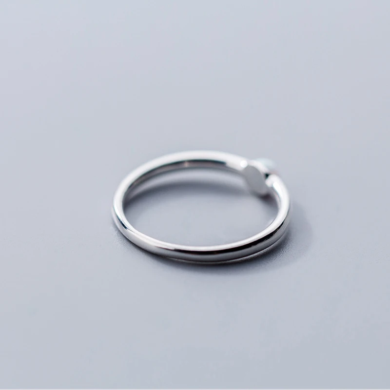 INZATT, натуральная 925 пробы, серебряное, Круглый, Опаловое кольцо для женщин, вечерние, классическое, минималистичное, хорошее ювелирное изделие, указательный палец