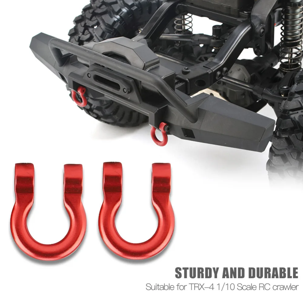 

Aluminium RC Accessory Tow Shackle RC Crawler Shackle for Traxxas 1/10 Scale Remote Control Crawler Red Car Spare Parts