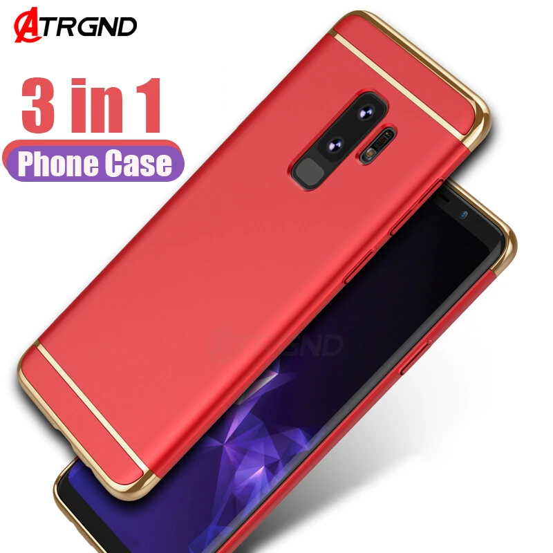 

Luxury Case For Samsung Galaxy S8 S9 Plus S7 Edge Note 9 8 Hard PC Cover Phone Case For Samsung J3 J5 J7 2015 2016 Coque