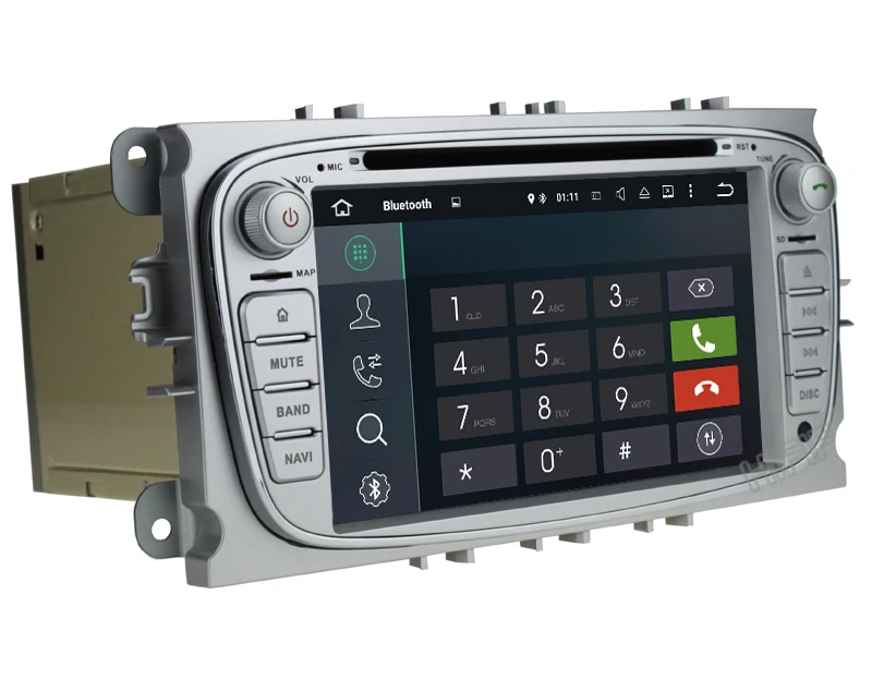 Perfect 4+32GB 2 din Android 8.0 Octa Core Car DVD Player GPS Navi for Ford Focus Galaxy with Audio Radio Stereo wifi Head Unit 1024*600 18