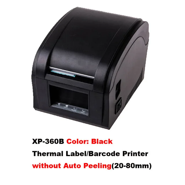 XP-235B 58 мм термальный принтер этикеток, принтер этикеток, распродажа, цена штрих-кода, принтер этикеток, термо дриэкт - Цвет: 360B 20-80mm width