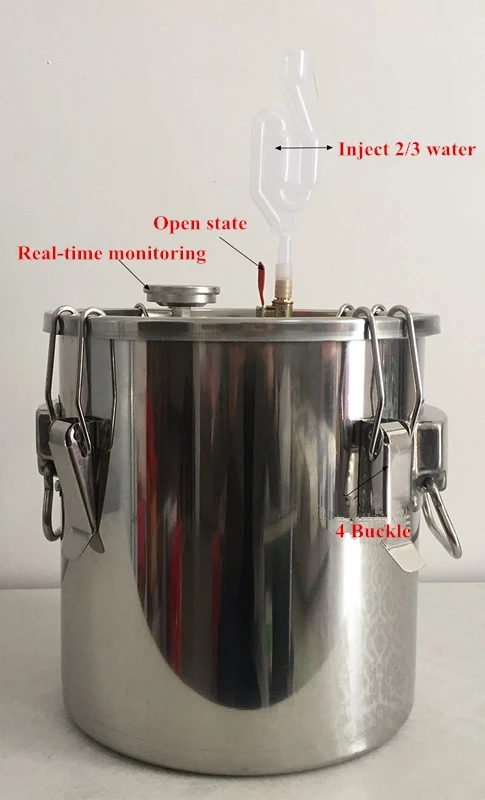Винный ферментер с термометром высокого качества 10L/20L/35L/54L баррель из нержавеющей стали ферментаторы ферментация с видео