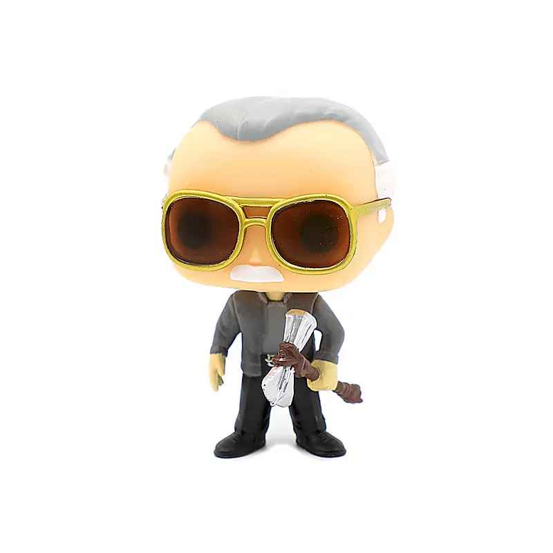 Funko POP Marvel Мстители: Endgame Стэн Ли и бесконечная перчатка Тор Капитан Америка Фигурки игрушки для детей подарок - Цвет: NO BOX 04