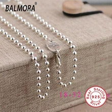 100% real pure 925 joyas de plata collares para las mujeres 925 cadenas de plata collares regalo de navidad de alta calidad JLW60124