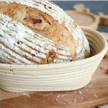 Круглая овальной формы ферментация хлеба ротанга корзина страна для хлеба, багета тесто Banneton brotформовой проверки испытательные корзины