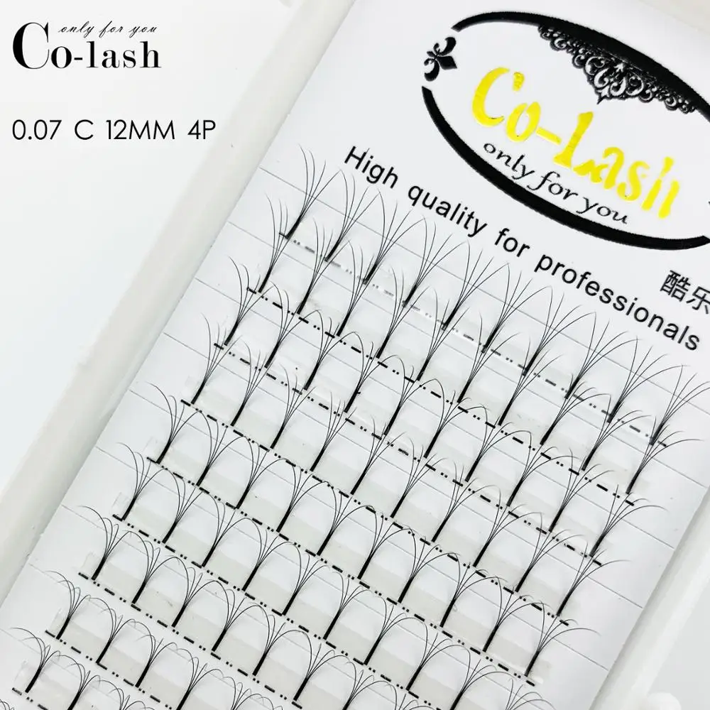 Colash 1box big capacity Russian Volume Eyelash 3D Extensions 0.07 mm Thickness C D curl Mink Strip Eyelashes Individual | Красота и