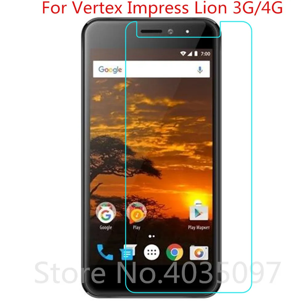 Закаленное стекло для Vertex Impress Lion (3G) на телефон защитная пленка | Мобильные