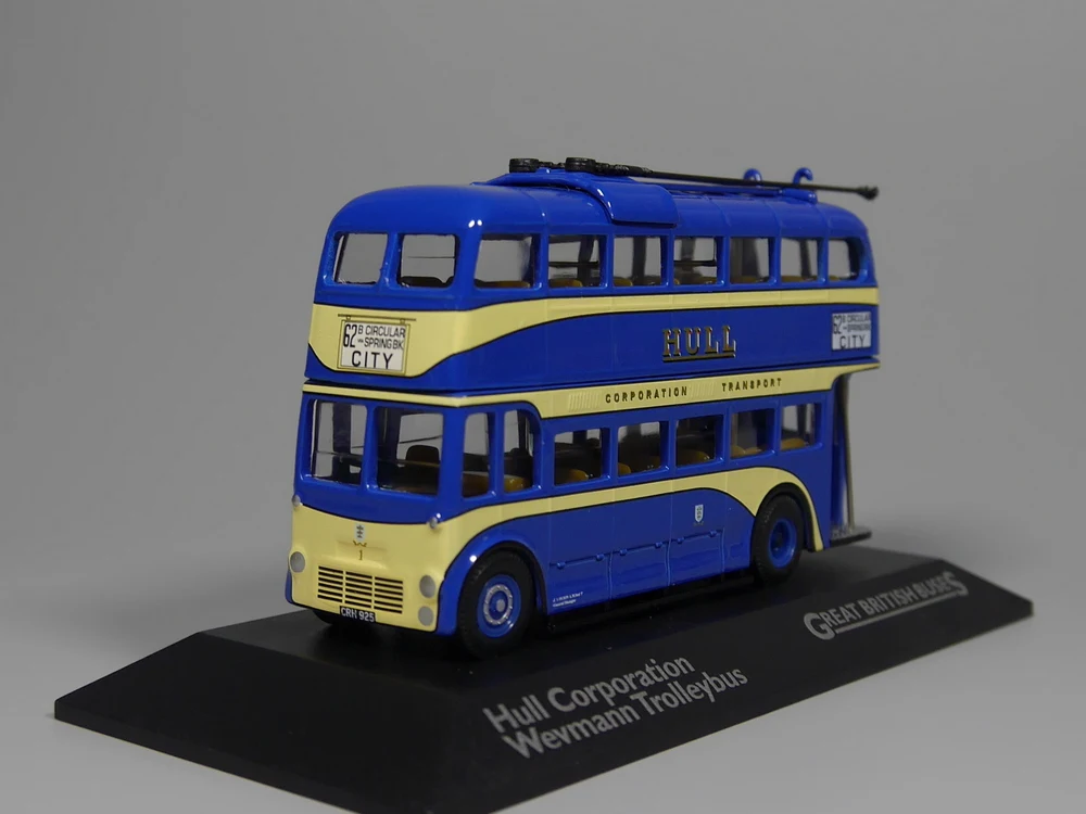 Auto Inn Atlas 1: 76 масштабный автобус Great British Bus HULL coration WEYMANN TROLLEYBUS|scale buses|atlas bus1 buses |