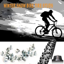 Pointes de Pneus pour moto fatbike, Neige, Clous Plats en carbure