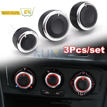 

For Skoda Octavia 1U For AUDI A3 8L MK1 Heater Climate Control Panel Switch Knob Knobs Buttons Dials Ring