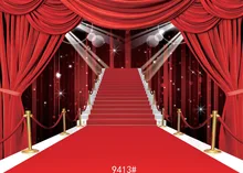 Фотографии фонов Виниловый фон для фото студия Red Carpet занавес ребенок фоном
