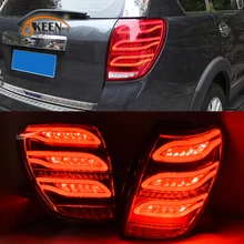 OKEEN 2 шт. автомобиля Стайлинг задние фонари в сборе для Chevrolet Captiva 2006 светодио дный 2016 светодиодный задний свет DRL + тормоз + Парк + указатель поворота Стоп-сигнал