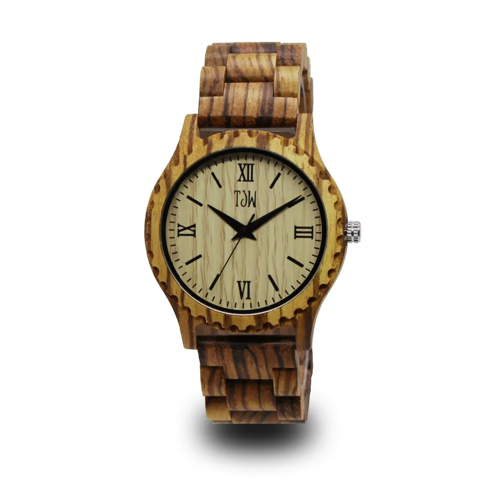

TJW Sport Pure Wood Men's Watch Pure Olive Wood All Wood Watch
