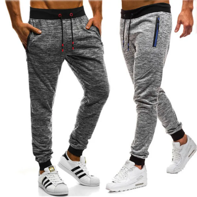 Американский мужской повседневный облегающий спортивный костюм t Gym Skinny Joggers Drawstring Брюки