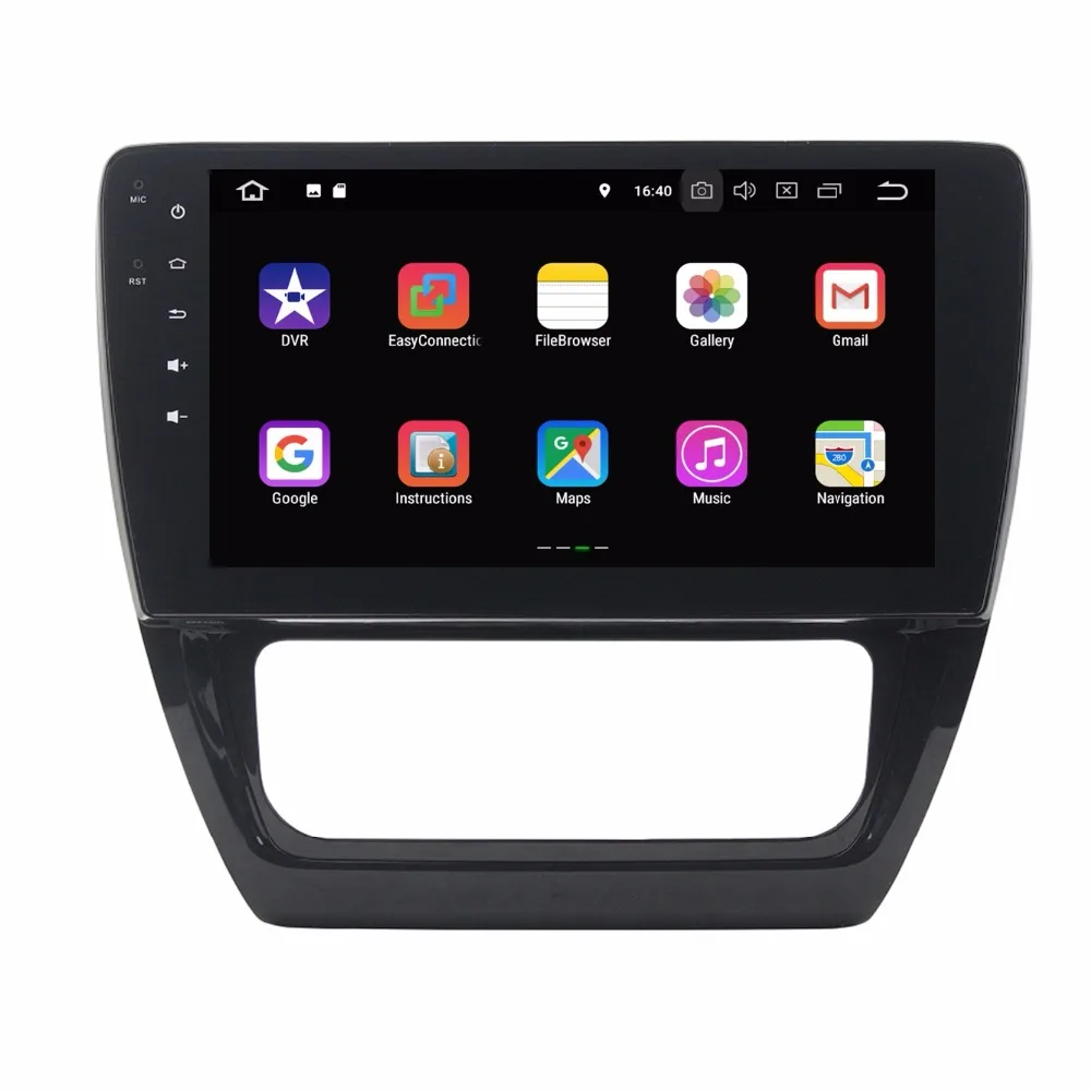 Discount Quad Core 10.1" Android 8.1 Car DVD Player for VW Volkswagen SAGITAR 2012-2014 With 2GB RAM Radio GPS WIFI Bluetooth 16GB ROM 1