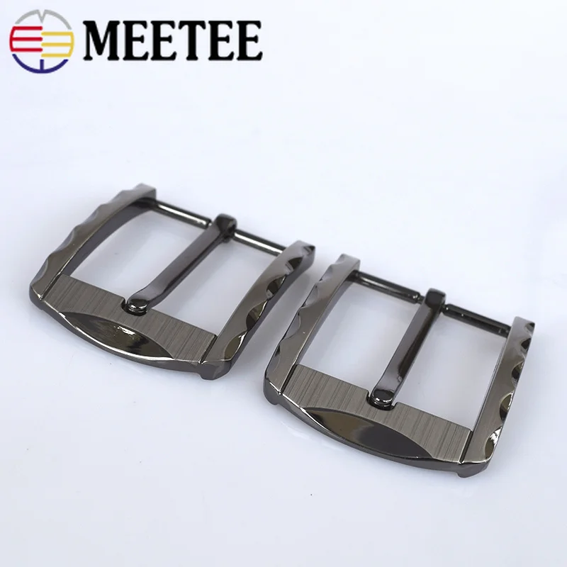 

2pcs 40mm Leather Craft Hardware Pin Buckle Wide BeltBuckle Brushed Metal Mens Womens Jeans DIY Accessories 3.8cm-3.9cm ZK892