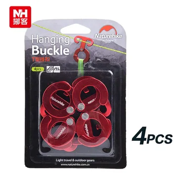 

[4] NH T installed Aluminum Alloy snatch claw clasp hook buckle folding tent wind rope hanger buckle claw button