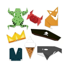 N014 freeshipng Новинка; Лидер продаж игрушки Fun Жизнь оригами детей DIY ручной творческий оригами детский сад раннее образование преимущества