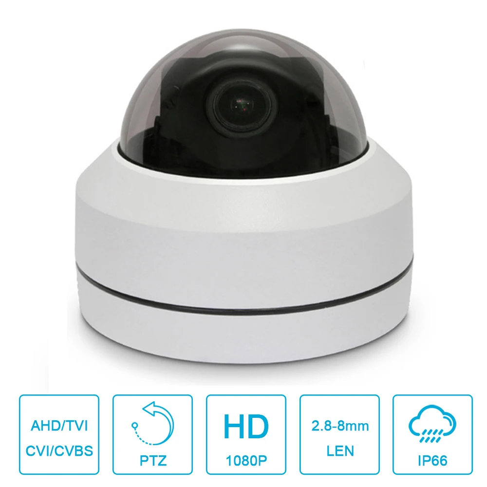 

SavvyPixel PoE PTZ IP Camera Dome 1080P 2.0MP 3X Optical Zoom CCTV Surveillance Security Outdoor IR Night Vision Onvif