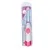 Детская электрическая зубная щетка для детей с 2 шт., электрическая зубная щетка, простая в использовании - Цвет: Pink
