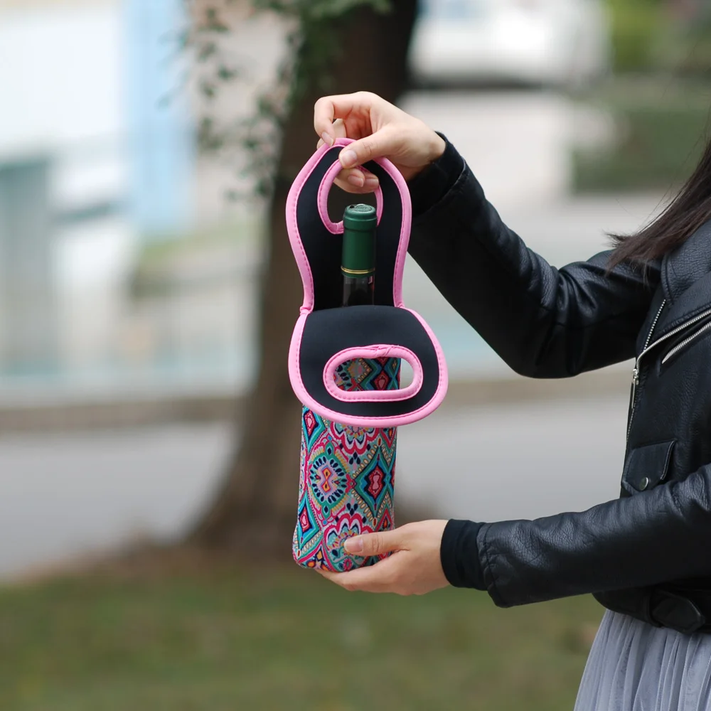 Monogrammed Wine Totes 