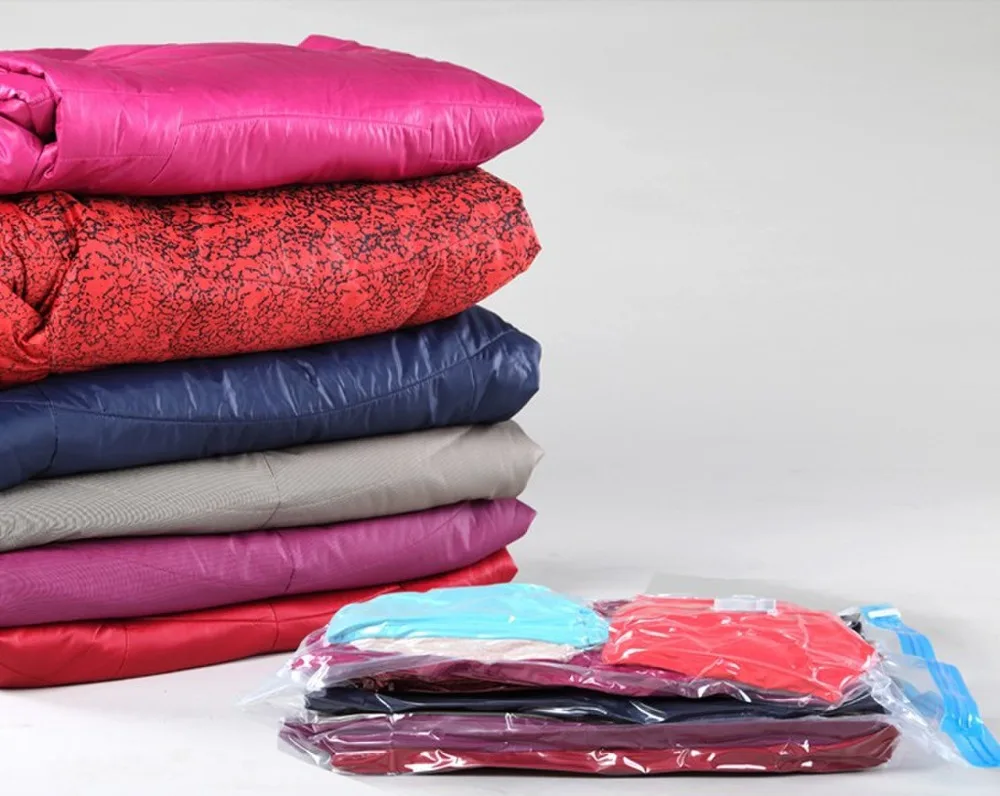 سوبر كبير حجم الفضاء التوقف توفير 80% منظم منزلي التمثال برهان حقيبة التخزين ختم مضغوط حقيبة فارغة الملابس لحاف